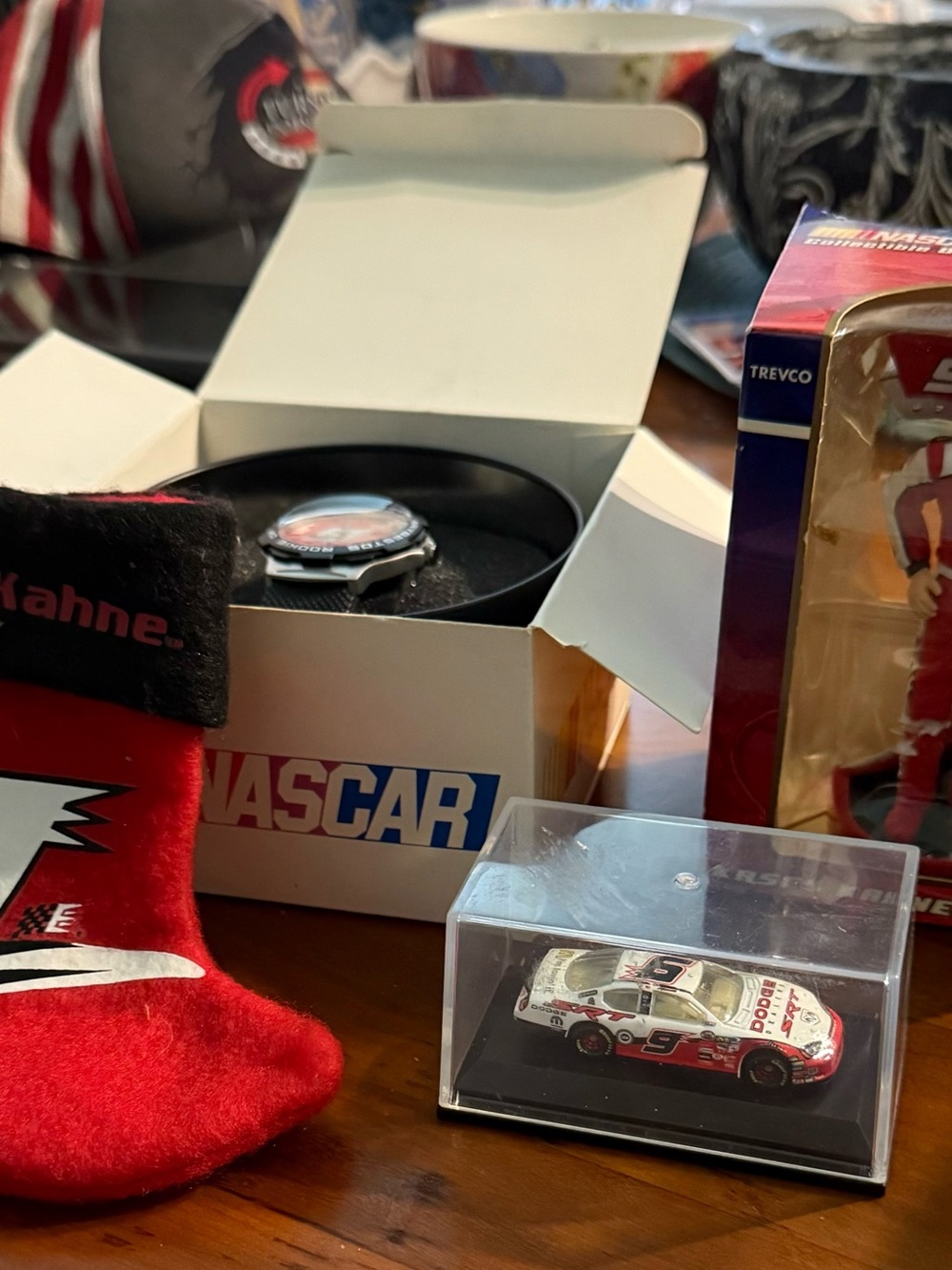 Vintage NASCAR Kasey Kahne #9 Bundle - Watch, Diecast, Ornament & Stocking